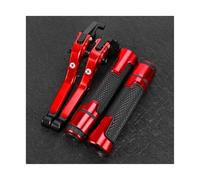 RESPUNEKBAH Motorcycle Folding Extendable CNC Moto Adjustable Brake Clutch Levers Handbar End Grips for for Ninja ZX9R ZX-9R 1998 1999(See the figure4)
