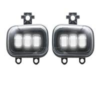 RESPUNEKBAH White Yellow DRL Led Fog Lights Clear Lens For Nissan For Note E13 2021 2022 2023 Front Car Fog Driving Lamp Assembly 40W 1Set(Yellow lights)