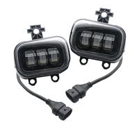 RESPUNEKBAH White Yellow DRL Led Fog Lights Clear Lens For Nissan For Note E13 2021 2022 2023 Front Car Fog Driving Lamp Assembly 40W 1Set(White lights)