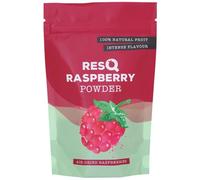 RESQ Raspberry Powder, Pure, No Added Sugar, 90g fine Powder from 270 Fresh Raspberries, Sustainable & Preservative-Free, Sourced and Made in The UK