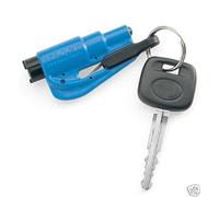 ResQme Seatbelt Cutter Glass Breaker Blue Window Breaking Tool and seatbelt cut