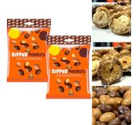 Resses Dipped Peanuts Chocolate Bags 68g - A Mix of Peanuts Dipped in Milk Chocolate (4 x Bags)