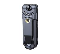 Ressm 1080P Camera with Back Clip Portable Digital Video Recorder Police Body Cam Infrared Night Vision Small Bike Camcorder