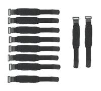 Ressm 10pcs Electric Guitar Bass Stop Band, Musical Instrument Accessories, String Protector Timbering Band Muffled Band 205mm