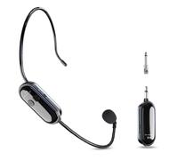 Ressm 2.4G Wireless Microphone Headset Long Range, Handheld & Head-Worn Mic, Dual Mode for Teaching,Fitness Instructors