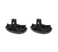 Ressm 2pcs Silicone Drain Ice Cup Drying Rack Bottle Glass Drain Rack Shelf Black