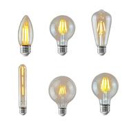 Ressm 4W Vintage E27 Bulb C35 ST64 G80 G95 G125 T185 LED Retro Bulb 2200K Retro Luminaire Decoration Lighting