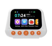 Ressm Children'S AI Intelligent Alarm Clock Multifunctional Voice Dialogue Machine Time Management Self-Disciplined Clock B