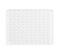 Ressm Silicone Dish Drying Mat - Heat,Foldable, Non-Slip Kitchen Countertop Draining Pad for Dishes,Sink Drip Tray A