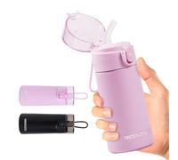 Resszo Small Water Bottle 150ml with Straw, Double Wall Vacuum Small Flask with One-Hand Open Design, 4-6 Hours Hot/Cold Retention and Portable for Coffee, Milk, or Any Beverage