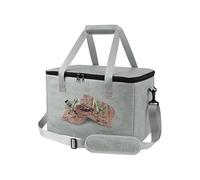 Rest Cover for BBQ, Rest and BBQ Preparation Bag - Reusable Reinforced Insulated Bag for Large Meat Pieces, Delivery, Picnic, Camping and Outdoor, grey, Se référer au descriptif, Refer to description