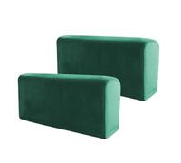 Rest Covers Anti-Slip Sofa Chair Slipcovers Furniture for Ideal for Office and Home with 2Pcs and Rest Size 2pcs Crafted from Fabric Suitable for Daily Operations with Simple (Dark Green)