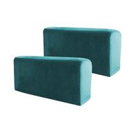 Rest Covers Anti-Slip Sofa Chair Slipcovers Furniture for Ideal for Office and Home with 2Pcs and Rest Size 2pcs Crafted from Fabric Suitable for Daily Operations with Simple (Peacock Blue)