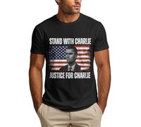 Rest in Peace Charlie Kirk Shirt Stand with Charlie Mens T Shirt