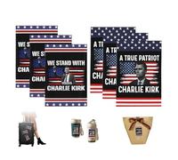 Rest In Peace Charlie Kirk Sticker, A True Patriot Charlie Kirk Sticker 3.1x3.9" Charlie Wall Forget Never Stickers, Hanging