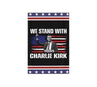 Rest In Peace Charlie Kirk Sticker, A True Patriot Charlie Kirk Sticker 3.1x3.9" Forget Charlie Never Wall Stickers, Hanging