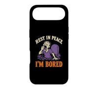 Rest In Peace Im Bored Funny Halloween Zombie Graveyard Pun Case for iPhone Air