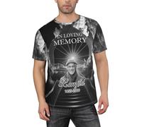 Rest in Peace Memorial Shirt, Personalized in Loving Memory T-Shirt, Custom Photo Angel Wings Memorial Shirts,Family Loss T-Shirts, Loss of Dad Memorial Tee,Gift for Dad Papa Grandpa