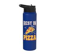 Rest in Pizza Stainless Steel Insulated Water Bottle