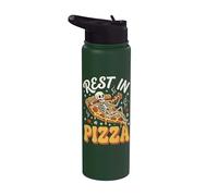 Rest in Pizza Stainless Steel Insulated Water Bottle
