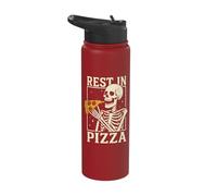 Rest in Pizza Stainless Steel Insulated Water Bottle