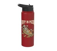 Rest in Pizza Stainless Steel Insulated Water Bottle
