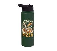 Rest in Pizza Stainless Steel Insulated Water Bottle