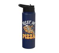 Rest in Pizza Stainless Steel Insulated Water Bottle