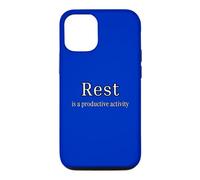 Rest Is A Productive Activity Calm Mindset Slow Living Case for iPhone 12/12 Pro