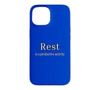 Rest Is A Productive Activity Calm Mindset Slow Living Case for iPhone 15