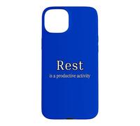 Rest Is A Productive Activity Calm Mindset Slow Living Case for iPhone 15 Plus