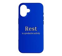 Rest Is A Productive Activity Calm Mindset Slow Living Case for iPhone 16
