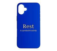 Rest Is A Productive Activity Calm Mindset Slow Living Case for iPhone 16 Plus
