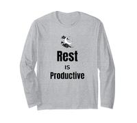 Rest is Productive Self Care Motivation for Women Wellness Long Sleeve T-Shirt