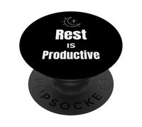 Rest Is Productive Self Care Motivation for Women Wellness PopSockets Adhesive PopGrip