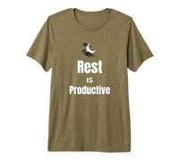 Rest is Productive Self Care Motivation for Women Wellness Premium T-Shirt