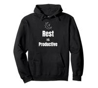 Rest Is Productive Self Care Motivation for Women Wellness Pullover Hoodie