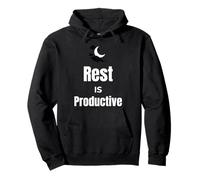 Rest Is Productive Self Care Motivation for Women Wellness Pullover Hoodie