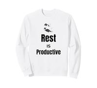 Rest Is Productive Self Care Motivation for Women Wellness Sweatshirt