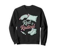 Rest Is Radical Self-Care Chronic Illness Spoonie Sweatshirt