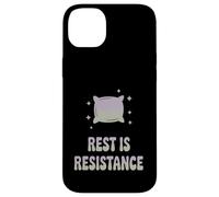Rest Is Resistance Funny Anti-Hustle Culture Case for iPhone 14 Plus