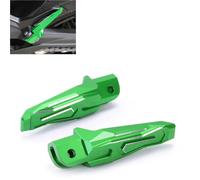 Rest Pedal 1 Pair Footpegs CNC Extender Pedal For KAWASAKI For Ninja 400 500 For Ninja500 Motorcycle Front Rear Footrests Accessories(Green)