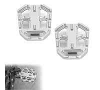 Rest Pedal 1 Pair Motorcycle Footrest Foot For BMW F850GS F750GS 2013-2016 2017 2018 2019/G310GS 2017 2018 2019 CNC Billet Wide Foot Pegs Pedals Rest Footpegs(Silver)