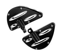 Rest Pedal 2pcs Aluminum Motorcycle Rear Passenger Floorboards Black For Harley Models With Foot Peg Support