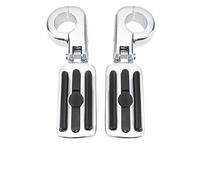 Rest Pedal 32MM Motorcycles Highway Foot Pegs For Harley For H-ONDA For Kawasaki Footrest Pegs Pedals Accessories(Silver)