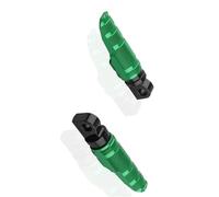 Rest Pedal Foot Pegs Pedal Motorcycle Accessories Front Rider Footrests Foot Rest For Harley CVO Street Glide FLHXSE3 2012(Green)