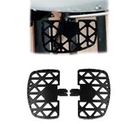 Rest Pedal Footrest Nonelevatable For KAWASAKI For Vulcan S 650 2016-2025 2024 2023 2022 2021 2020 2019 2018 2017 Motorcycle Front Knight Pedal(Black- Silver)