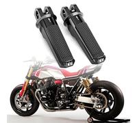 Rest Pedal For H-ONDA CB125R CB300R CB1000R For NEO SPORTS CAFE 2018 2019 2020 Motorcycle Front Foot Pegs Footrests Accessory(Black- Silver)