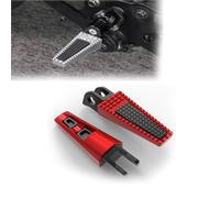 Rest Pedal For H-ONDA CBR1100 XX/Blackbird 1996 2007/CB500F 2013 2016 Motorcycle Front RearFootrest Pedal Foot Peg Rest Footpeg Accessories(Black- Silver)