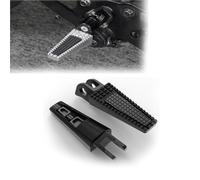 Rest Pedal For H-ONDA CBR1100 XX/Blackbird 1996 2007/CB500F 2013 2016 Motorcycle Front RearFootrest Pedal Foot Peg Rest Footpeg Accessories(Black- Silver)